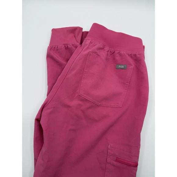 Figs Pants - FIGS Women's Zamora Jogger Scrub Pants XS Pink Medical Nurse Tapered